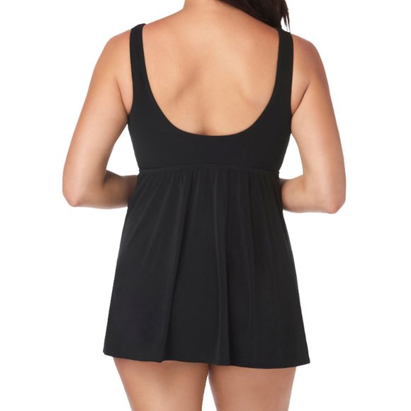 NWT Longitude Tie Cowl Black One Piece - Picture 2 of 5